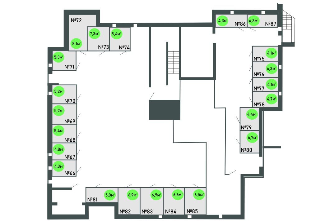 ЖК Равновесие, д.1, кладовая №83