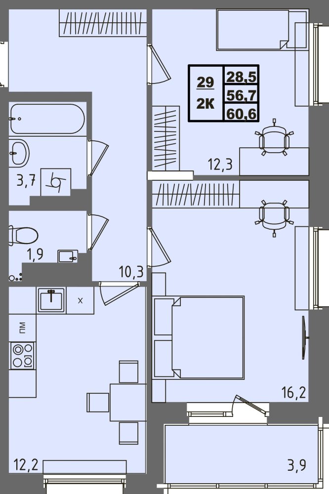 ЖК Равновесие, д3, кв.29