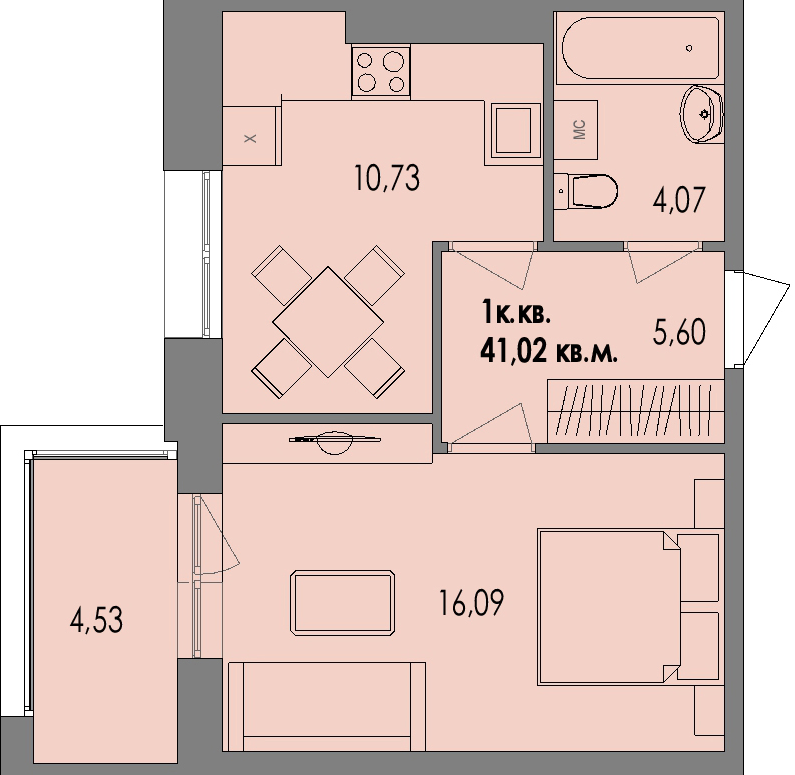 ЖК Равновесие, д1, кв.169