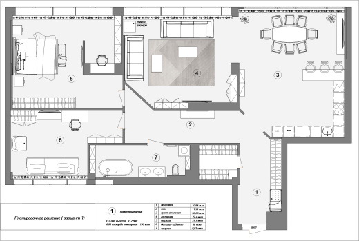 купить квартиру Своб. планировка, 144.6 кв.м. №54 в петрозаводске