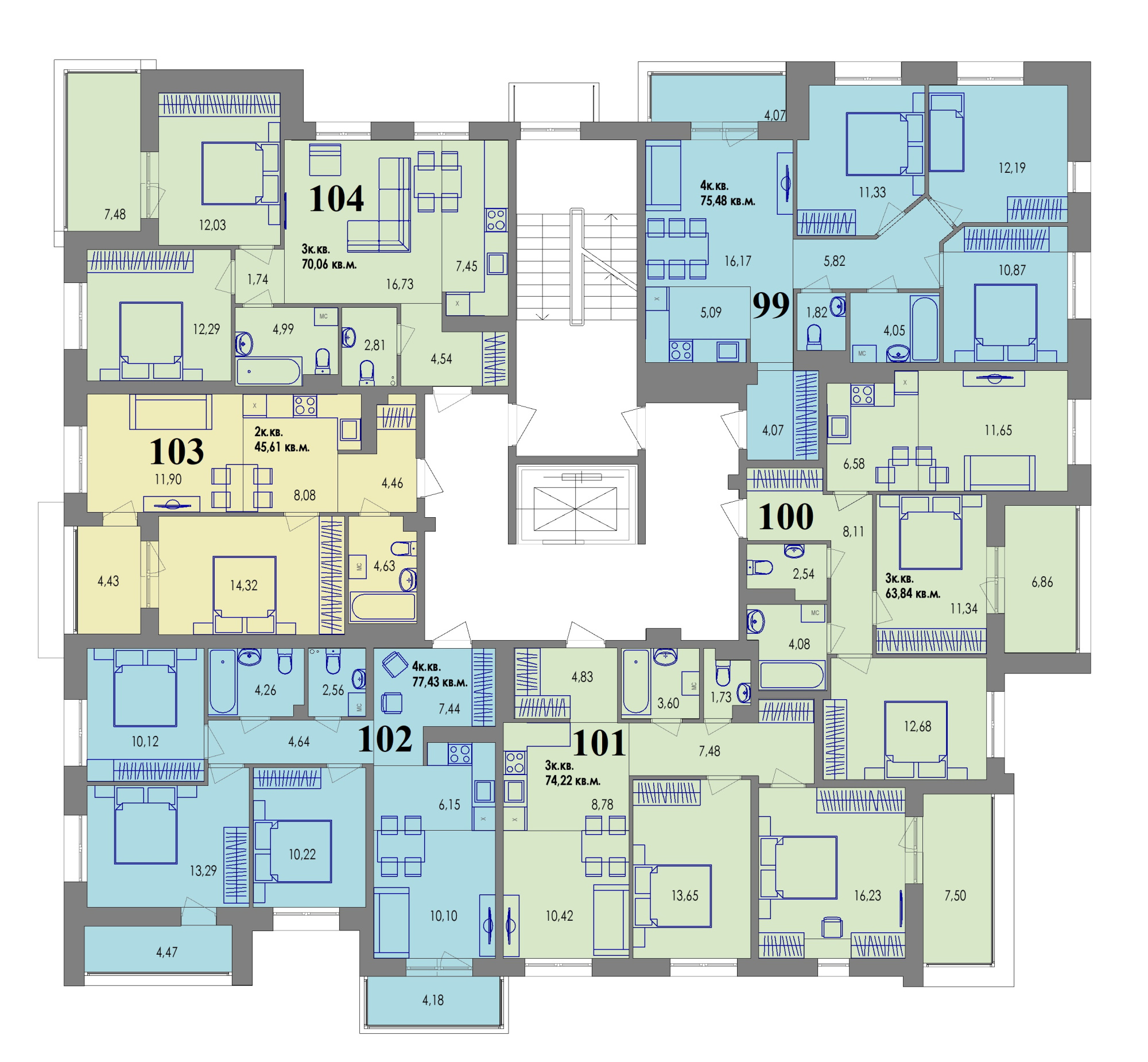 ЖК Равновесие, д1, кв.102
