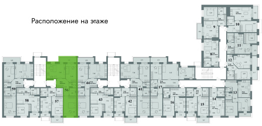 купить квартиру 2 комнаты, 65.7 кв.м. №56 в петрозаводске