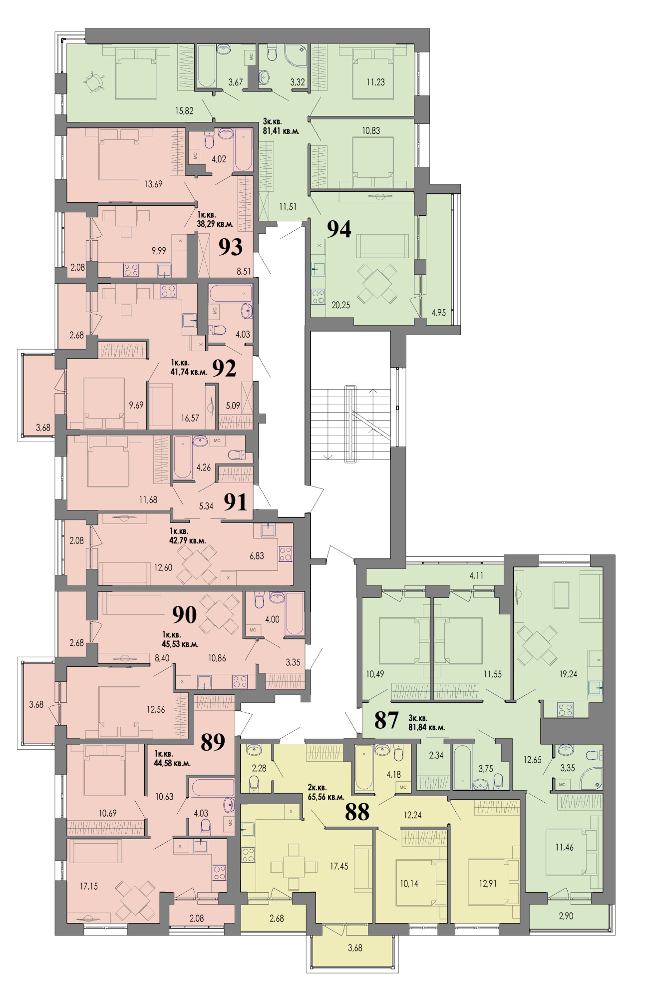 ЖК Равновесие, д1, кв.93